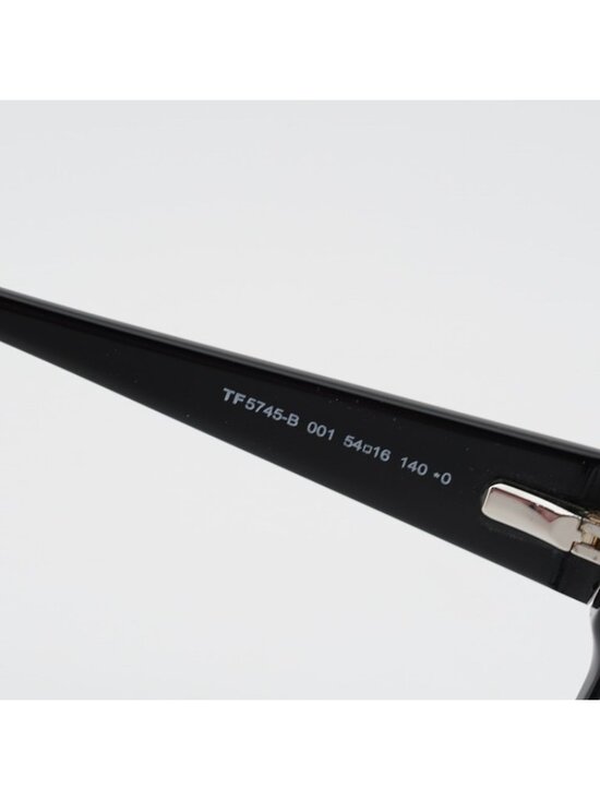 Tom Ford FT5745-B 001 Eyeglasses Shiny Black 54mm Square Frame main image 7